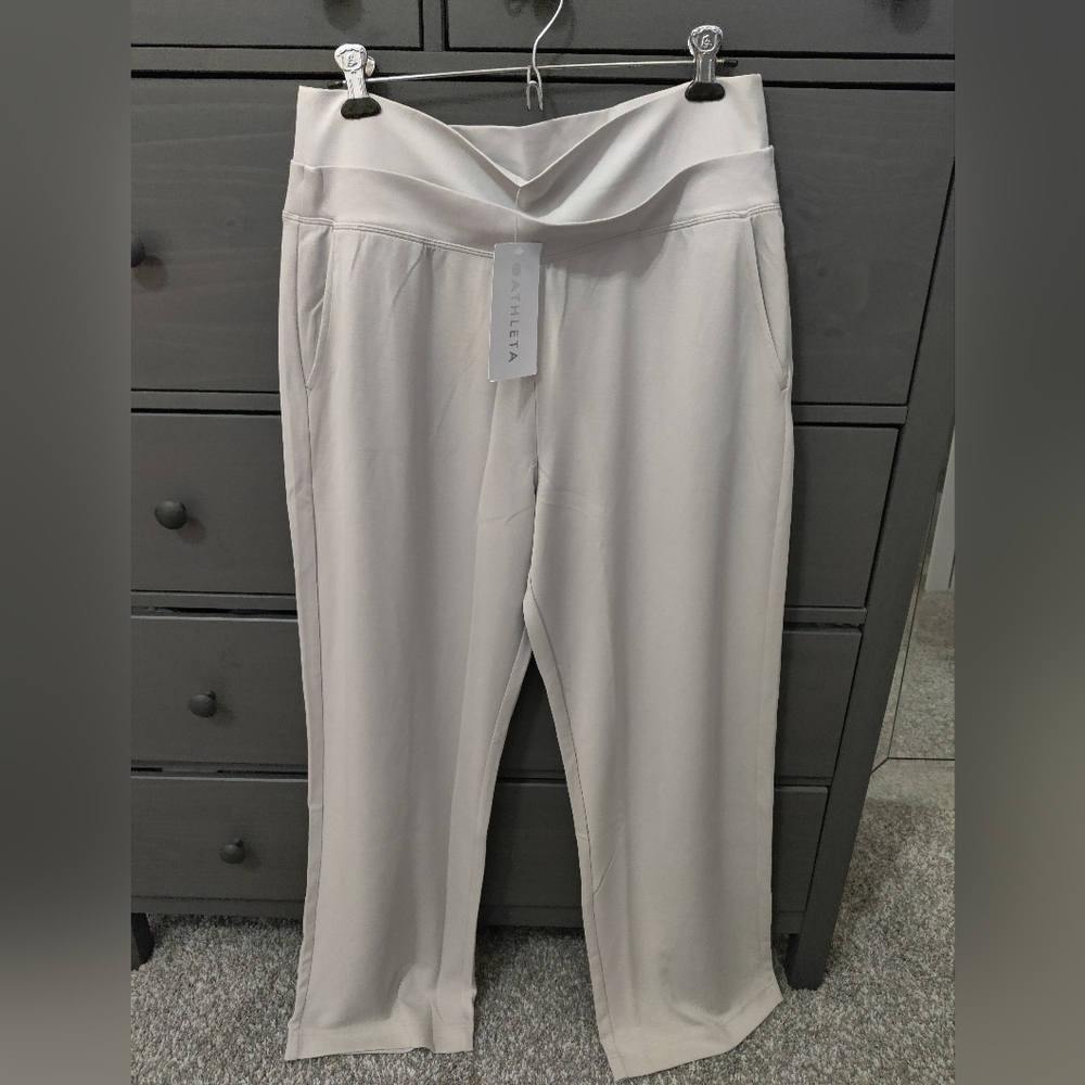 Athleta Seasoft Pant Abalone Grey XL NWT